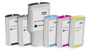 Magente Compatib  Hp  T1500,T2500,T920,T930-130ML#727