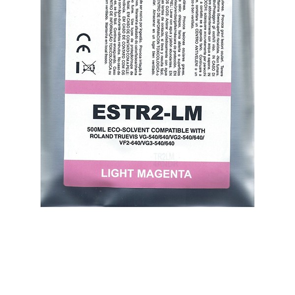 [ESTR2-LM] Magente Light Eco-Solvent Bag Compa Roland TrueVIS SG2,VG2,VF2,SG3,VG3#500ML
