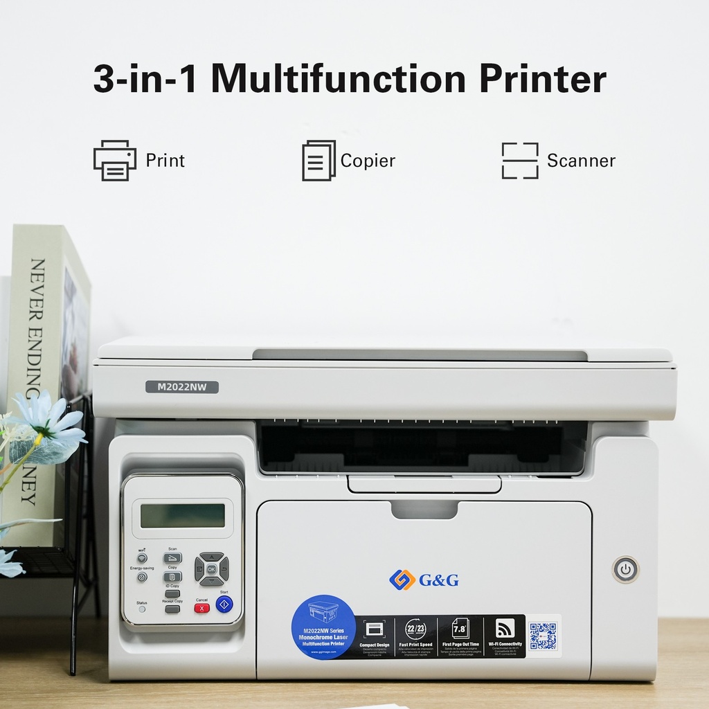 [GGM2022NW] G&G M2022NW Multifunzione A4 22ppm Wi-Fi Flatbed