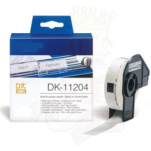 [NCDK11204] White 17mmX54mm 400psc for Brother P-Touch QL1000 1050 1060