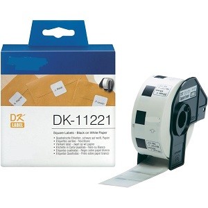 [NCDK11221] White 23mmX23mm 1000psc for Brother P-Touch QL1000 1050 1060