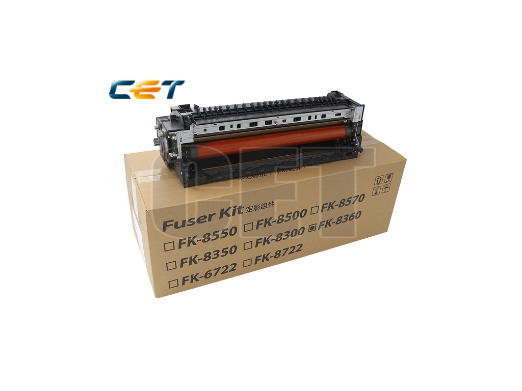 CET Fuser Assembly Kyocera TASKalfa 2554ci/Triumph-Adler/Utax 2508ci-500K#FK-8360,302XD93020
