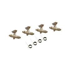 CET 4xUpper Picker Finger W/Spring Kyocera FS-1100,FS-1300D#2A820360#5MMW261LD055