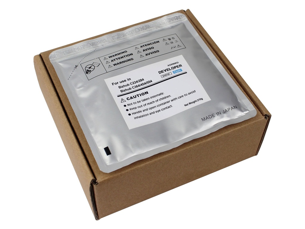 CET Cyan Konica Minolta DV512C Developer (OEM) #A2XN0KD