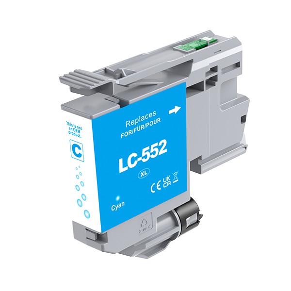 [ARLC552XLC] Pigment Ciano Com Brother MFC-J3660DW,J3960DW-1.5k#LC552XLC