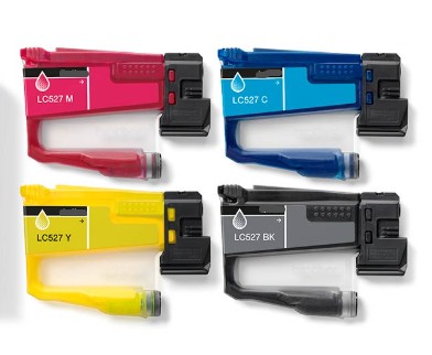 [ARLC527Y] Yellow Compa Brother MFC-J4350/J4550/6560,6760,6970-0.9K#LC527Y