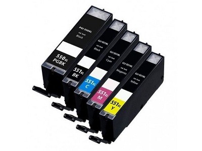 [ARPGI550XLBK] 22ML Com for Canon Pixma IP7250,MG5450,MG6350#PGI-550XLPGBK.