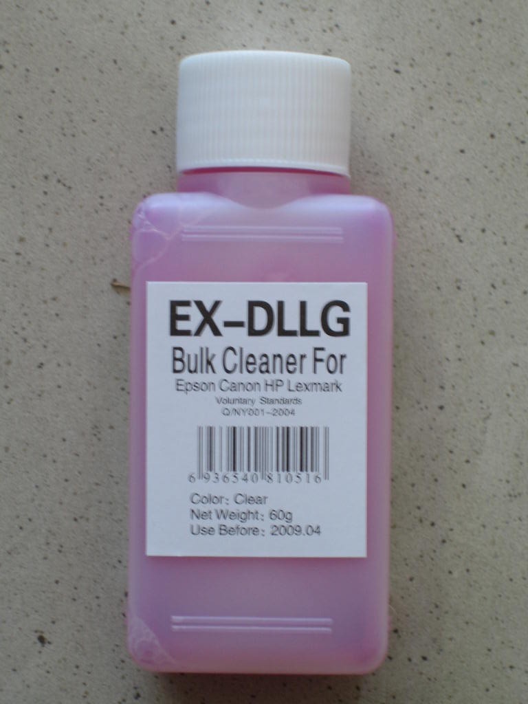 [IECLE60] 100ML INK CLEAN Pulizia  FOR  EPSON CANON HP LEXMARK