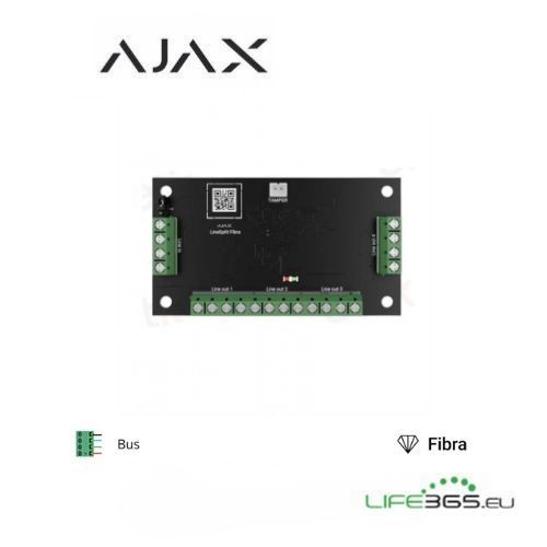 [AJ-143609] Ajax Superior LineSplit Fibra - Modulo per suddividere una linea in 4