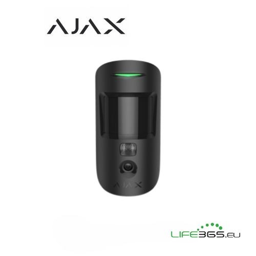 Ajax Sensore di movimento con fotocamera (MotionCam) nero