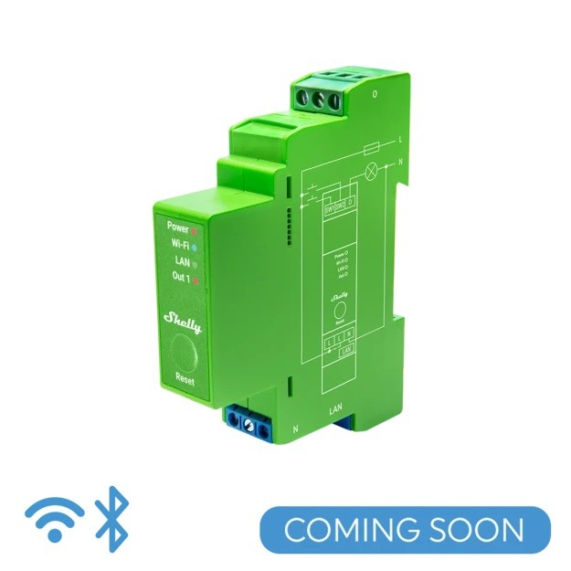 [SH-PROD1PM] Shelly Pro Dimmer 1PM - IP Smart Dimmer 1ch LAN/WiFi/BT + PM