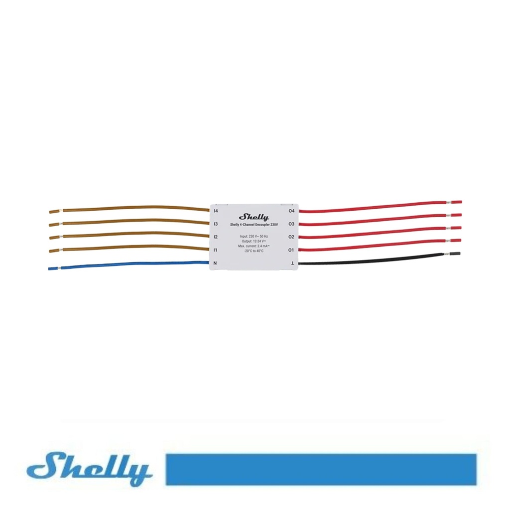 Shelly 4-Channel Decoupler 230V