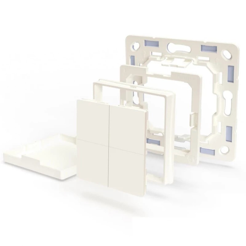 [SH-BWS4L] Shelly BLU Wall Switch 4 (+Legrand adapter) - Pulsante a muro Bluetooh 4 tasti