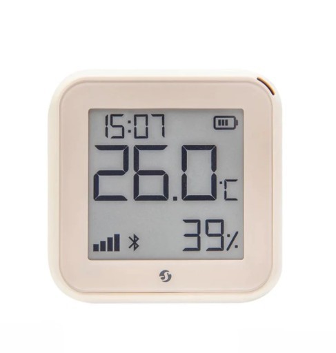 Shelly Sensore Temperat&Umid Wi-Fi + Bluet con display Gen3 Avorio