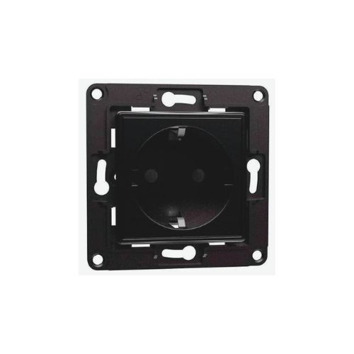 [SH-WS1B] Shelly Wall Socket 1, Presa a muro EU/Schuko Nera