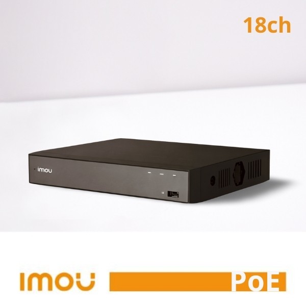[IM-N118] Imou NVR 18 Canali H.265 N118 fino a 4K con Audio Bidirezionale Integrato