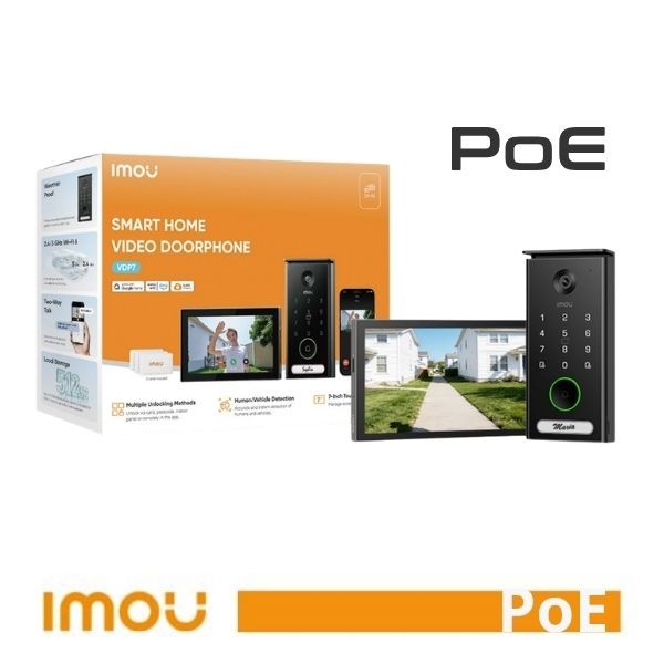 Imou Kit Videocitofono 5MP PoE con Monitor Touch 7"