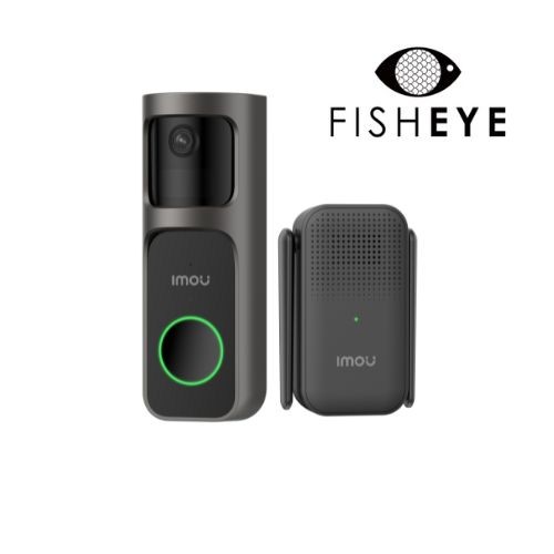 [IM-DB3SKIT] Imou Kit Videocampanello 3S a batteria 2.5K con lente FISHEYE + cicalin wireless