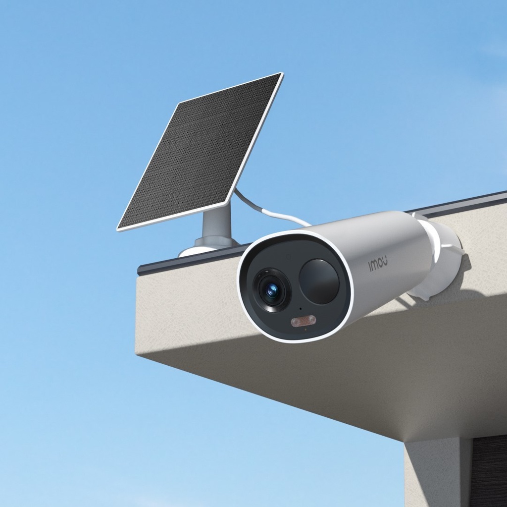 Imou KIT Cell Go 3C Telecamera a batteria da esterno ricaricabile 2K + Pannello solar