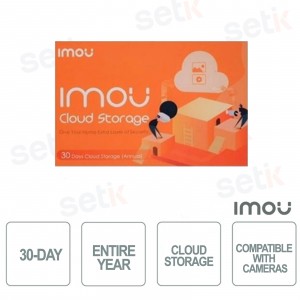 [IM-CSP] Imou New Cloud Storage Plus - Abbonamento Cloud 30gg per un anno