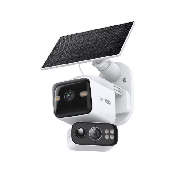 [TP-TC93DKIT] Tapo Kit videocamera di sicurezza outdoor motorizzata con doppio obiettivo e pannello solare 2K+2K IP65