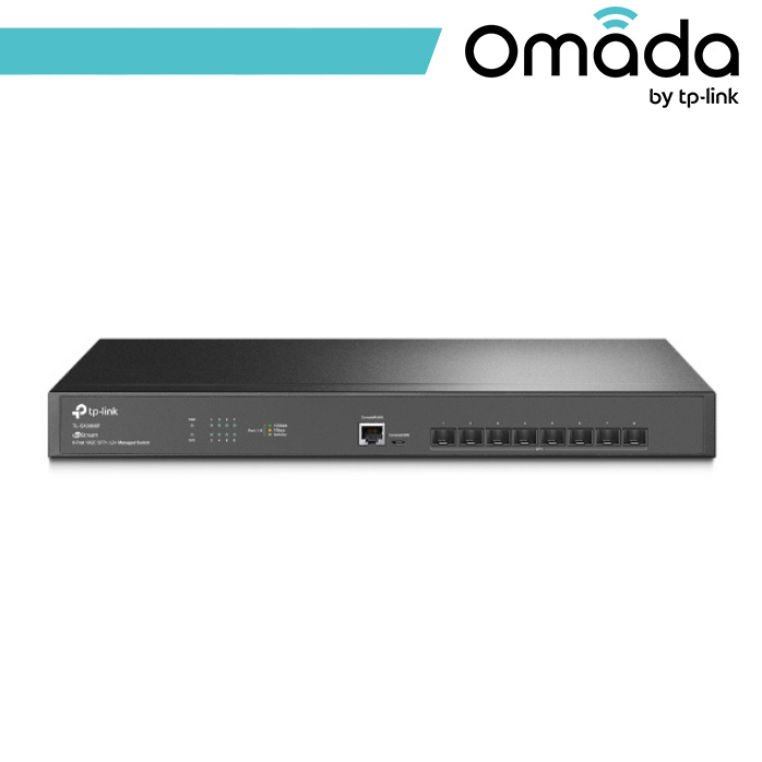 Omada Switch Managed Fibra L2+ 8 Porte 10GE SFP+ - SX3008F
