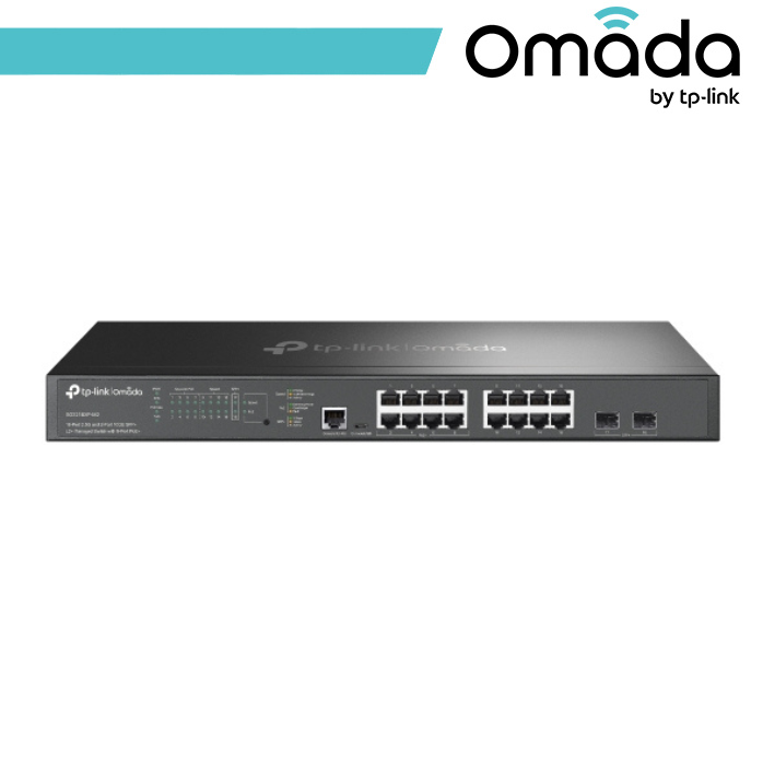 [OMA-SG3218XP-M2] Omada Switch Managed L2+ con 16 Porte 2.5G, 8 PoE+, 2 10GE SFP+ - SG3218XP-M2