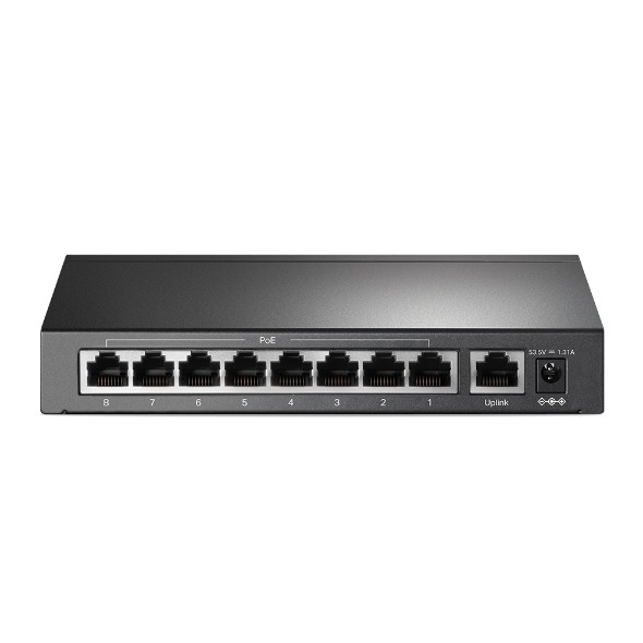 [TL-SF1009P] TP-Link Switch Desktop 9 Porte 10/100Mbps di cui 8 PoE+ - TL-SF1009P