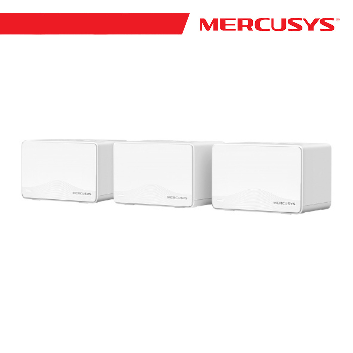 [MS-HALO-H25BE-3] Mercusys BE3600 Whole Home Mesh Wi-Fi 7 System 3 pack - Halo H25BE(3-pack)