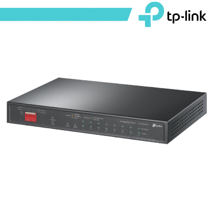 Switch 10 porte Gigabit 6 porte PoE+ 2 PoE++ TL-SG1210PP
