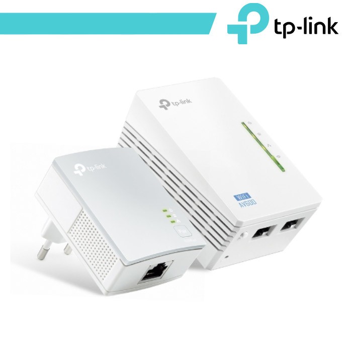 TP-Link Kit 2 powerline WiFi 2.4 GHz AV600 2+1 porte LAN - TL-WPA4220 KIT