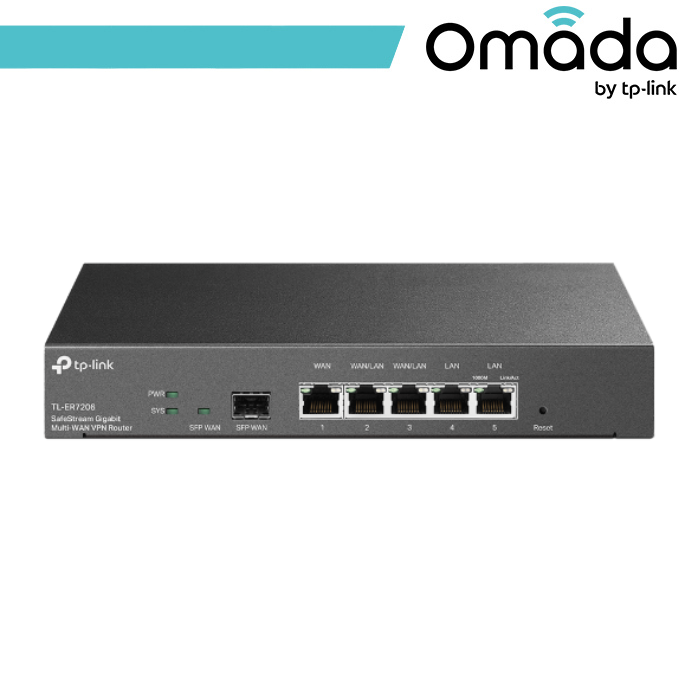 [OMA-ER7206] Omada Gateway Router VPN Gigabit Multi-WAN SafeStream - ER7206