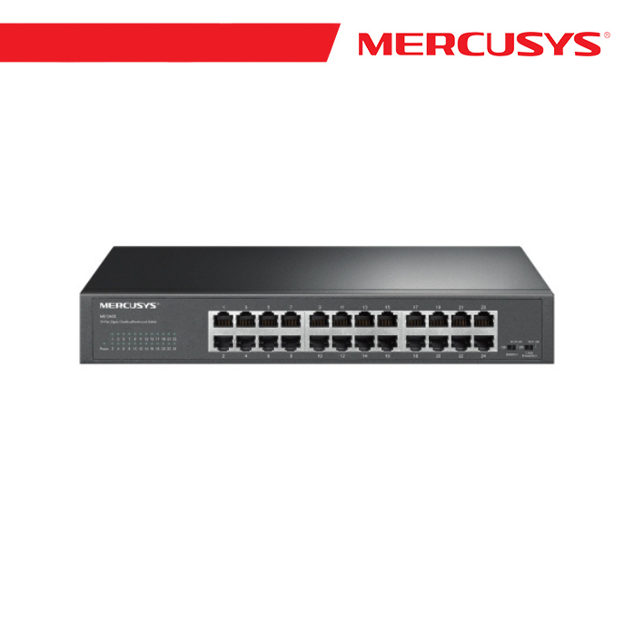 Mercusys 24-Port Gigabit Desktop/Rackmount Switch - MS124GS