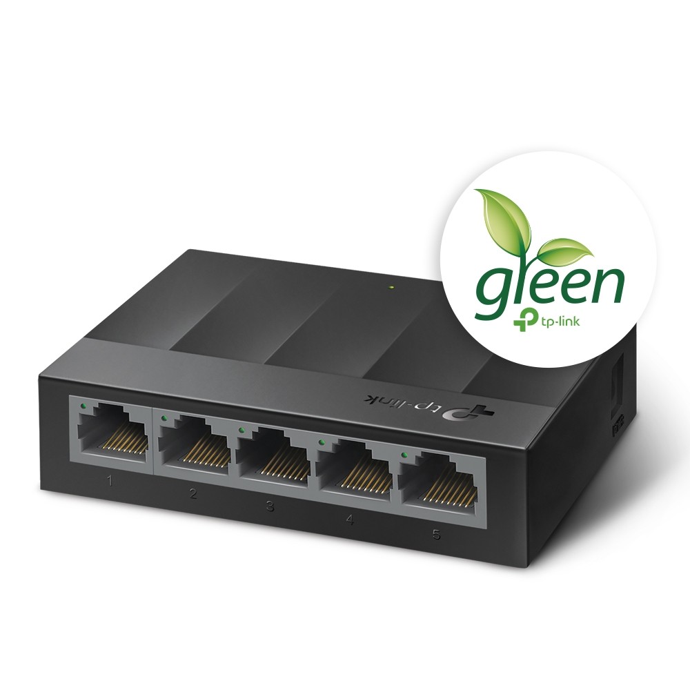 [TL-LS1005G] Switch Desktop 5 Porte 10/100/1000Mbps Risparmio energetico