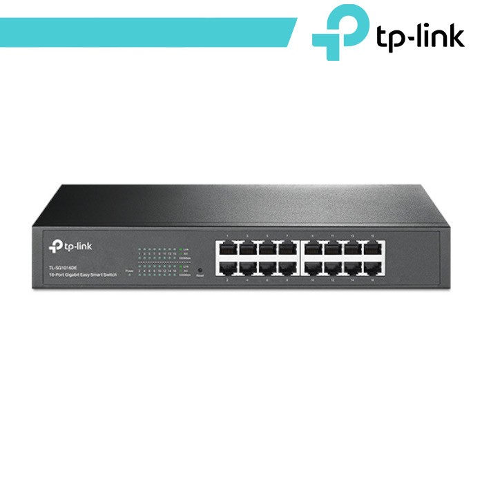 TP-Link Switch Easy Smart 16 Porte Gigabit - TL-SG1016DE