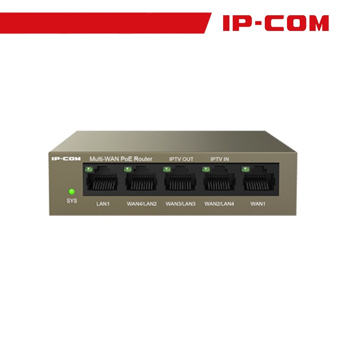 IP-COM Router/AP Controller - 5 porte Cloud Managed PoE, max 4 WAN | M20-PoE
