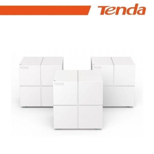 Tenda Sistema Mesh Wi-Fi 5(AC1200) 2port GE -Kit 2 pz(fino 350 m²) | MW6(3-pack)