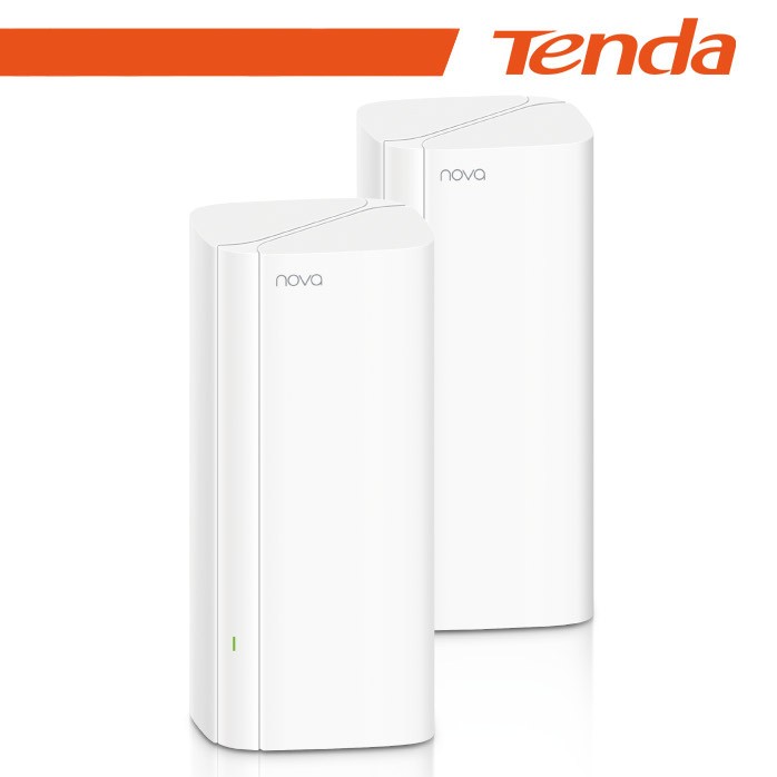 [NT-EX12-2] Tenda Sistema Mesh Wi-Fi 6(AX3000) 3port GE -Kit 2 pz(fino510 m²) | EX12(2-pack)