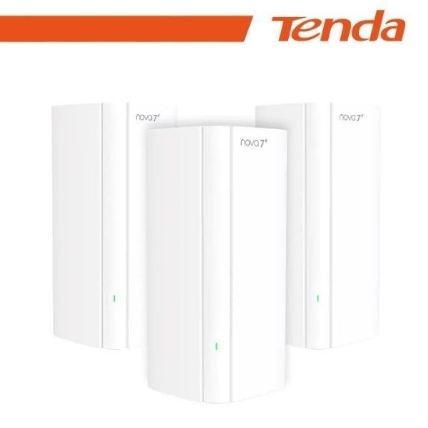 [NT-EE3PRO-3] Tenda Sistema Mesh Wi-Fi 7 (BE3600) 3 porte GE - Kit 2 pezzi | EE3 Pro(3-pack)