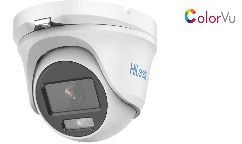 [THC-T129-M(28)] Turret Analogica 2MP Hilook 2.8mm TVI, 4in1, ColorVU  IR20m - THC-T129-M    2.8mm