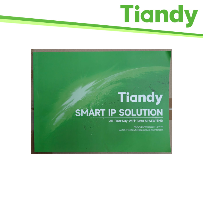 Tiandy Brochure - Presentazione Azienda e Prodotti