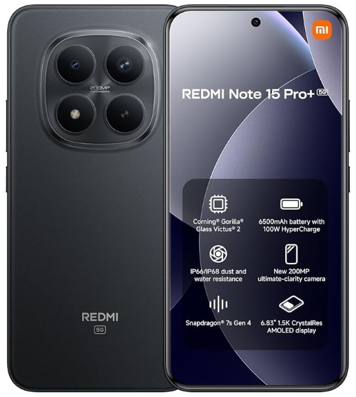 [DSMIRMN15PP5256BK] Xiaomi Redmi Note 15 Pro Plus 5G 8+256GB Nero - Brand