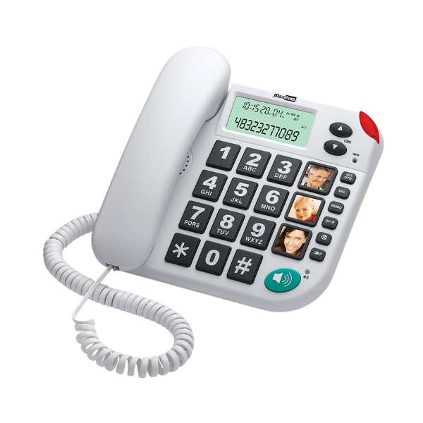 Telefono Fisso MAXCOM KXT480 Bianco