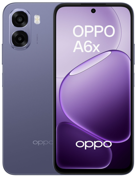 [DSOPA6X128V] OPPO A6X 4+128GB Black Purple - Brand