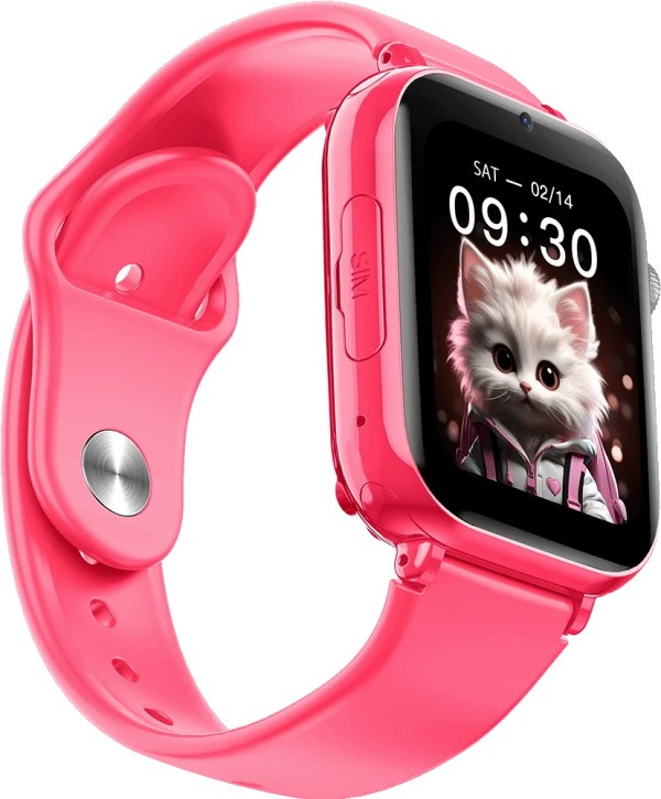 Smartwatch FW59 Kiddo 4G Nano Sim Rosa GPS S.o.s. e Videochiamate