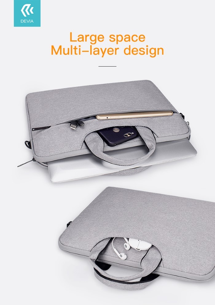 [DEBMK16532G] Borsa porta Macbook Pro 16'' 2021 Water proof colore Grigio