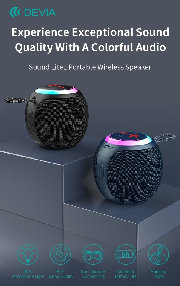Altoparlane Bluetooth 5.3 EM505 Power 5 watt Blu