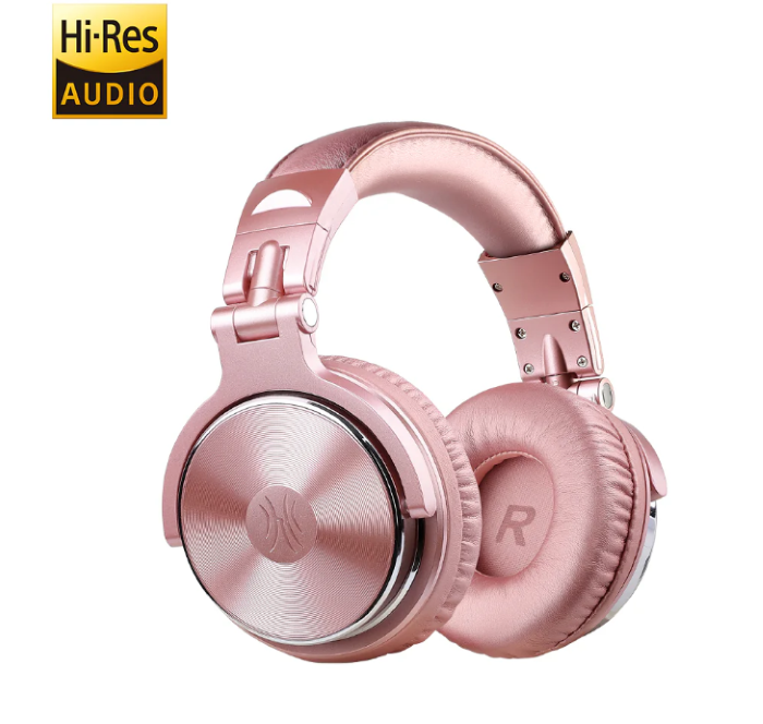 [ONEOP10120P] OneOdio Studio Pro 10 Hi-Res Cuffie DJ Cablate c/ Shareporte e Microfono Pink