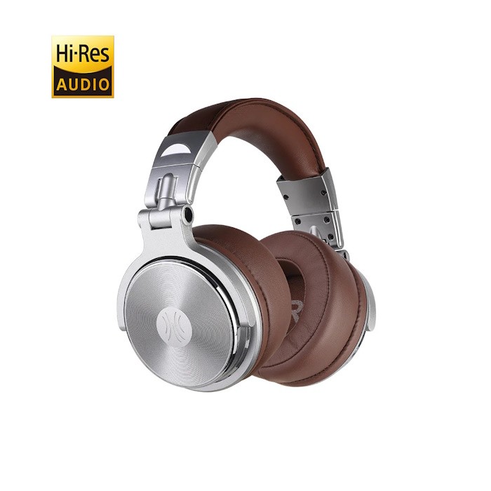 OneOdio Studio Pro 30 Hi-Res Cuffie DJ Cablate Silver/Brown