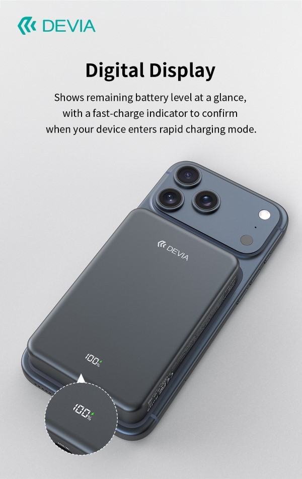 Power bank magnetico a stato solido Ultra14 da 22,5 W 10000 mAh Nero